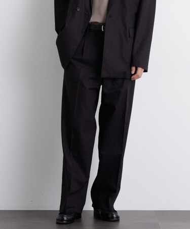 ｢FRENCH LINEN｣ リネンコットンストレートパンツ（セットアップ可）