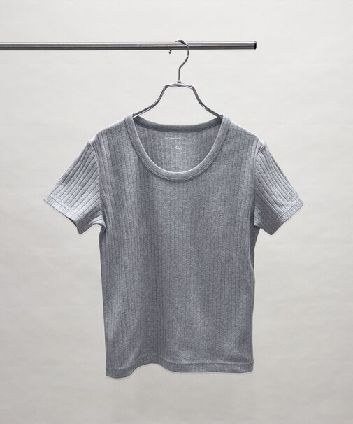 Anti Soaked(R) 汗染み防止コンパクトリブTシャツ