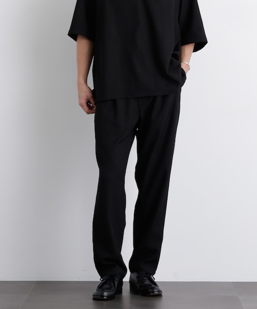 「Meaningful Continuity」coveross(R) EOS ポリエステルブッチャーリラックスワイドパンツ