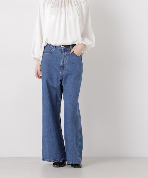 ワイドバギーデニムパンツ