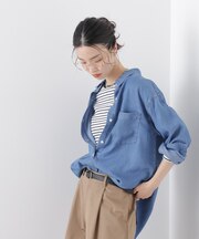 デニムワイドシャツ