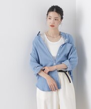 デニムワイドシャツ