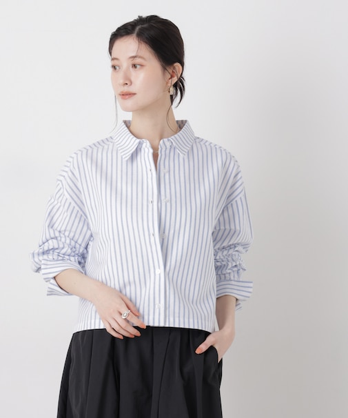 オックスクロップドシャツ