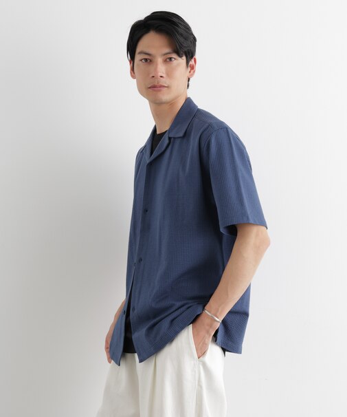 シルケットサッカーシャツ 半袖