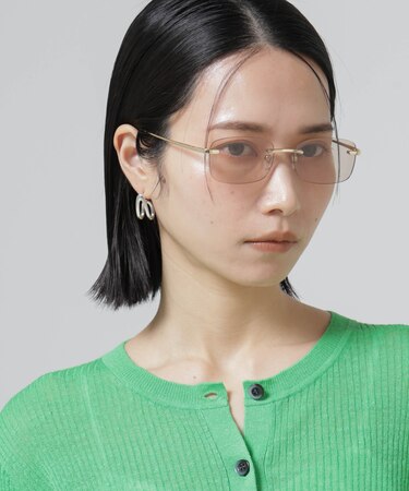 noeyedia／リムレススクエアグラス