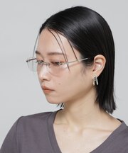 noeyedia／リムレススクエアグラス