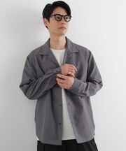 セオアルファ オープンカラーシャツ 長袖