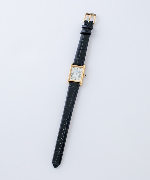 SEIKO／セイコー コラボレーション スクエア ゴールド×ブラック