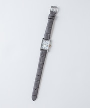 SEIKO／セイコー コラボレーション スクエア シルバー×グレー