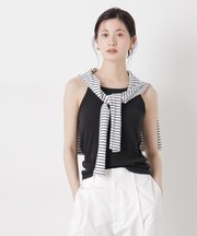 抗菌防臭リブカップ付きアメスリキャミ