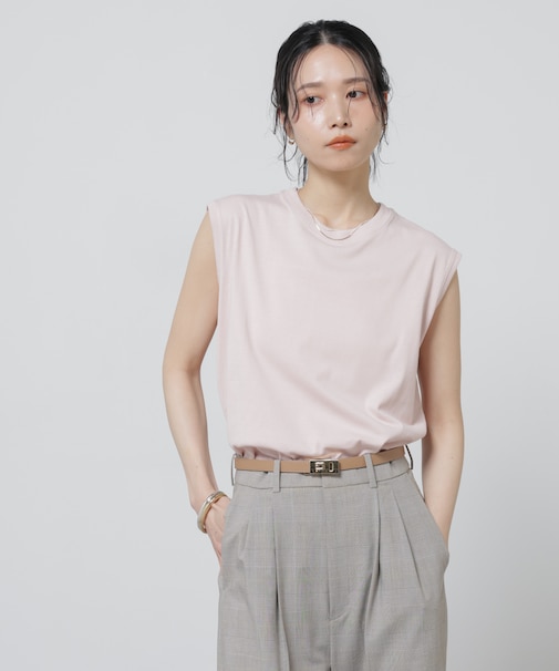 Anti Soaked(R) 汗染み防止カラフルノースリTシャツ