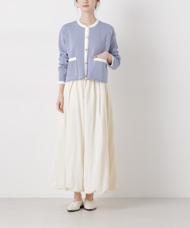 ナイロンタッサーバルーンスカート