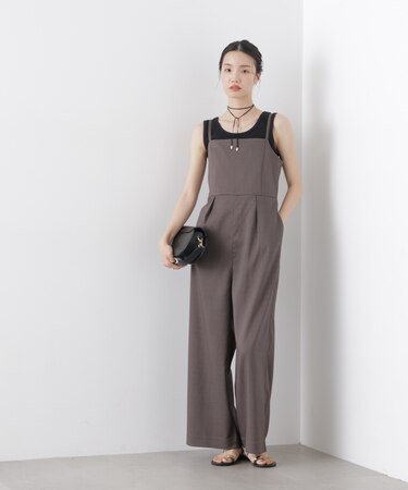 キャミソールワイドサロペットパンツ(セットアップ可)