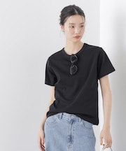 Repur加工 スムースシルケットクルーネックTシャツ