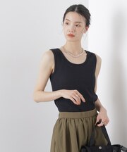 UVカット抗菌防臭吸水速乾イージーケアリブ タンクトップ
