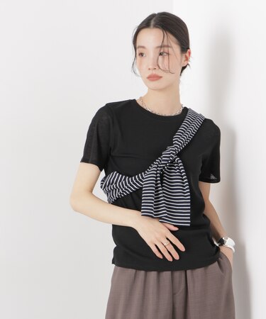 スラブシアー半袖Tシャツ