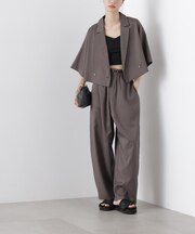 カーブシルエットイージーパンツ(セットアップ可)