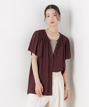 made in INDIA 前後2wayフレンチブラウス(セットアップ可)