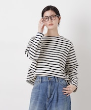 ORCIVAL／CREW NECK L／S P.O.