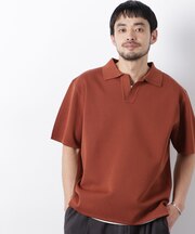 12ゲージドライニットスキッパーポロシャツ