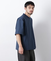 ストレッチワイドプルオーバー Tシャツ半袖（セットアップ可）