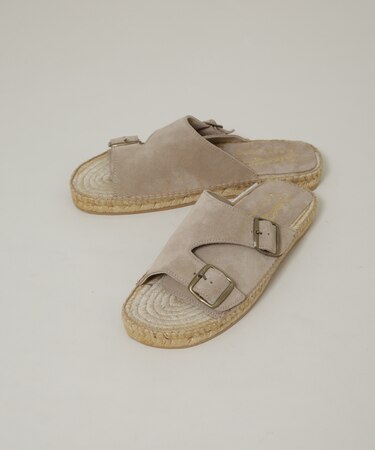 calzanor／別注 スエード サンダル ／ エスパドリーユ