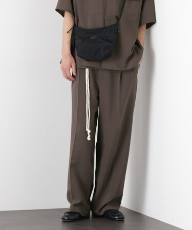 「メランジドライ」ワイドスラックス(セットアップ可)