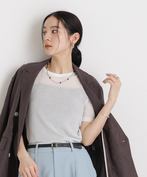 シアーツイストフライスTシャツ