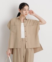 メランジドライ ポケットシャツ(セットアップ可)