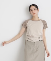 BOOKCLUB／別注 Raglan shirring shirts