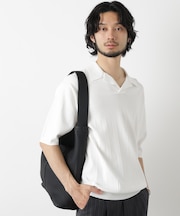 ｢ASSEMBLANC｣ 針抜きスキッパーポロ