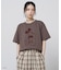 GOOD ROCK SPEED／ MickeyMouse ／ Tshirts Brown