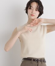 洗濯機洗い可UVカット接触冷感ノースリーブニット