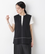 バーズアイキーネックベスト(セットアップ可)