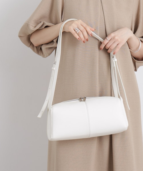 小物 white FROST WHITE GIA VEGAN LEATHER MINI TOTE 🌿 – Scalzini Accessories