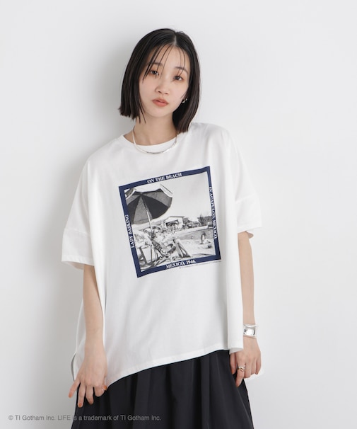 GOOD ROCK SPEED／LIFE PICTURE COLLECTION Big Tshirts White