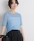 シアーカットクルーネックトップス