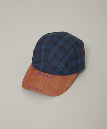 nine by four／94 WR PE-POPLIN PRINT 4P CAP