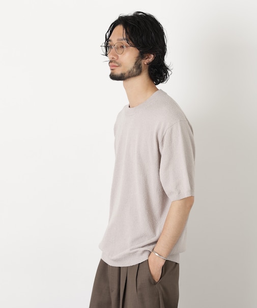 C／Ny ブークレ クルーネックニットTEE
