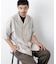 ｢FRENCH LINEN｣ フライフロント半袖シャツ