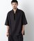 「FRENCH LINEN」イタリアンスキッパー半袖シャツ