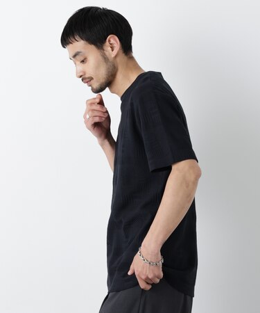 リンクスジャガードTシャツ 半袖