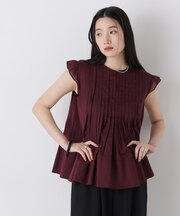 made in india タックステッチブラウス(セットアップ可)