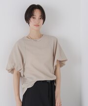 ドライマットトロバルーンスリーブブラウス(セットアップ可)