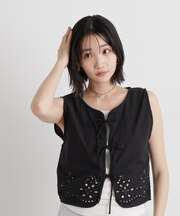 made in INDIA カットワークエンブロイダリージレ(セットアップ可)