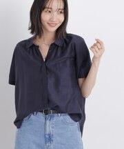 ソフトシアードルマン比翼ブラウス(セットアップ可)
