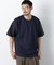 スムース布帛ドッキングTシャツ 半袖