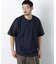 スムース布帛ドッキングTシャツ 半袖