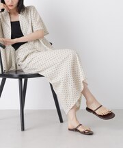 ストレートラインドットスカート(セットアップ可)