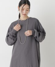 Hanes/1P BEEFY-T for HER ロングスリーブミドルT